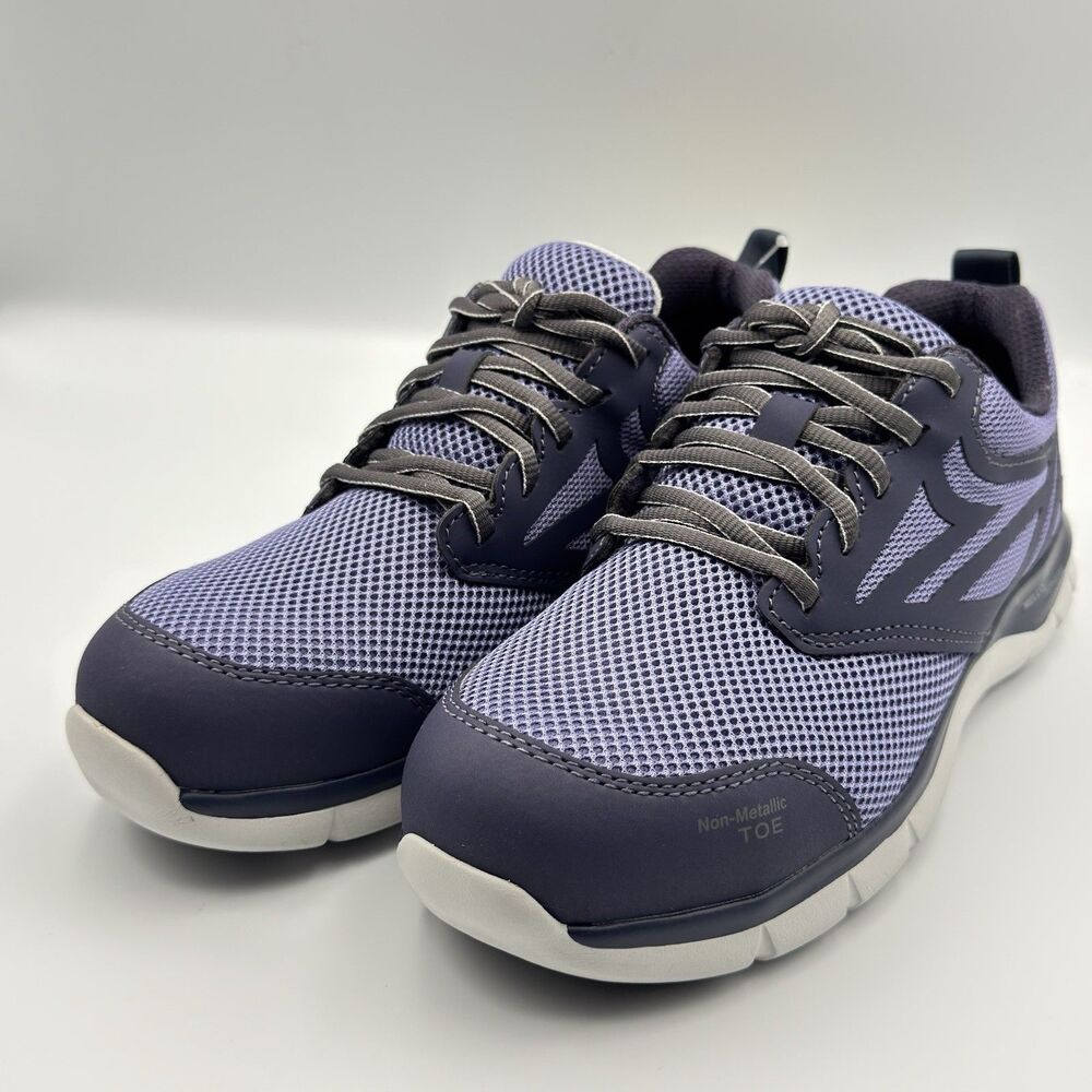 Carolina Shoes Women's 9 M Purple Lace Up Safety Composite Toe Work Sneaker